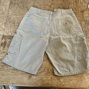 W32 khaki Carhartt shorts